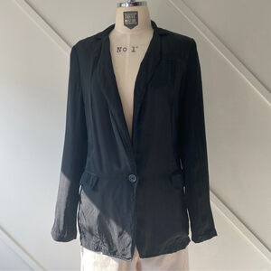 Club Monaco Single Breast 90s Oversized Blazer - 0